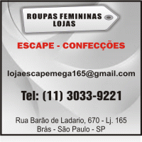 ESCAPE - CONFECÇÕES